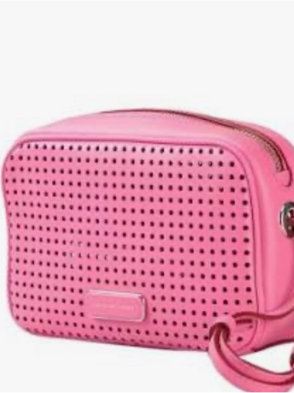Marc by Marc Jacob’s Neon Pink Perforated Crossbody Bag #Barbiecore